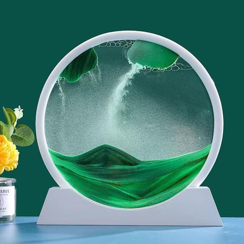 Quadro de Decoração de Areia Movediça Fluindo 3D